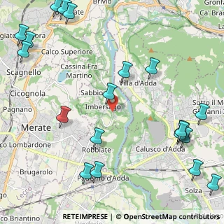 Mappa Strada Provinciale, 23898 Imbersago LC, Italia (3.0415)