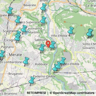 Mappa Strada Provinciale, 23898 Imbersago LC, Italia (2.9255)
