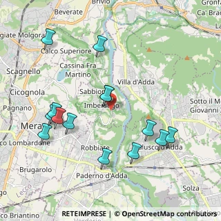 Mappa Strada Provinciale, 23898 Imbersago LC, Italia (2.11857)