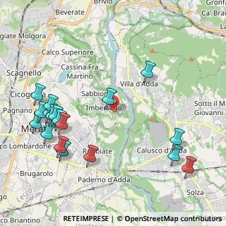 Mappa Strada Provinciale, 23898 Imbersago LC, Italia (2.515)
