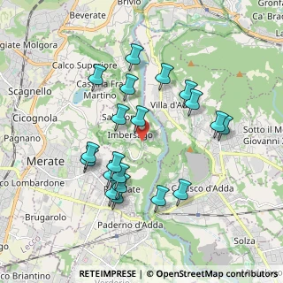 Mappa Strada Provinciale, 23898 Imbersago LC, Italia (1.7835)