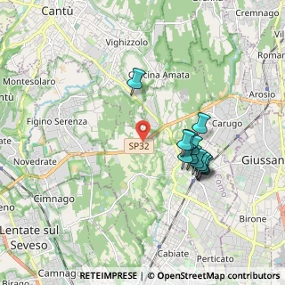 Mappa Via per Novedrate, 22066 Mariano Comense CO, Italia (1.66167)