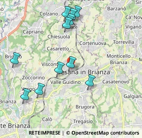 Mappa Via Giuseppe Parini, 20842 Besana In Brianza MB, Italia (2.10818)