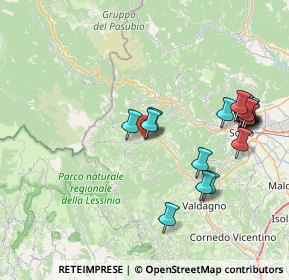 Mappa Via Campogrosso, 36076 Recoaro Terme VI, Italia (8.477)