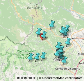 Mappa Via Campogrosso, 36076 Recoaro Terme VI, Italia (7.65684)