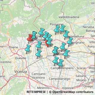 Mappa Via Stazione, 36028 Rossano Veneto VI, Italia (10.7045)