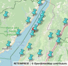 Mappa Via San Giovanni, 37010 Brenzone sul Garda VR, Italia (9.172)