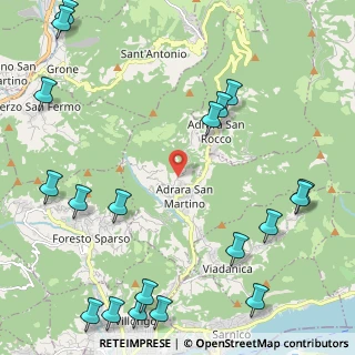 Mappa Via Pennini, 24060 Adrara San Martino BG, Italia (3.12368)