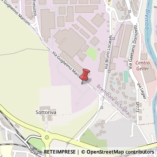 Mappa Via Guglielmo Marconi, 23, 24036 Ponte San Pietro, Bergamo (Lombardia)