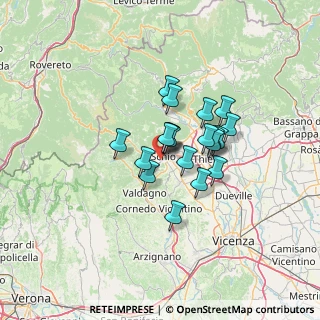 Mappa Via Camin, 36015 Schio VI, Italia (8.7615)