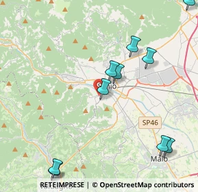 Mappa Via Camin, 36015 Schio VI, Italia (5.29545)