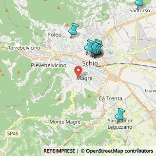 Mappa Via Camin, 36015 Schio VI, Italia (1.96364)