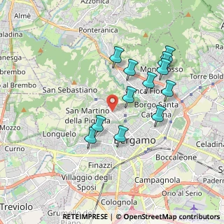 Mappa Via Arena, 24129 Bergamo BG, Italia (1.675)