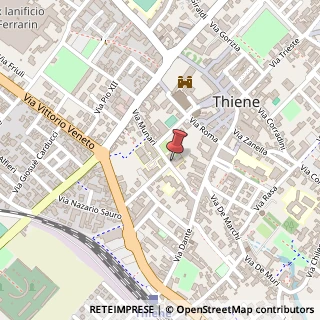 Mappa Via C. del Prete, 43, 36016 Thiene, Vicenza (Veneto)