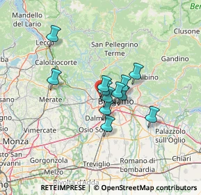 Mappa Via Don Giovanni Todeschini, 24030 Mozzo BG, Italia (8.86667)