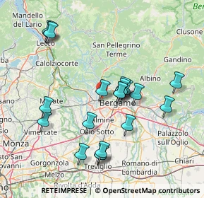 Mappa Via Don Giovanni Todeschini, 24030 Mozzo BG, Italia (14.7495)