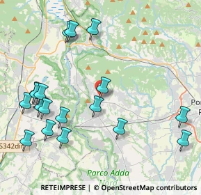 Mappa Via Giuseppe Verdi, 24030 Carvico BG, Italia (4.80444)