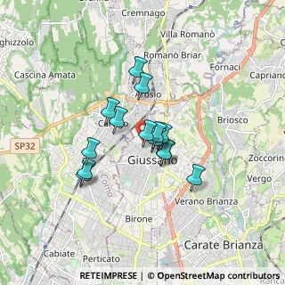 Mappa Via Diaz Armando, 20833 Giussano MB, Italia (1.20857)