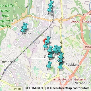 Mappa Via Diaz Armando, 20833 Giussano MB, Italia (0.909)