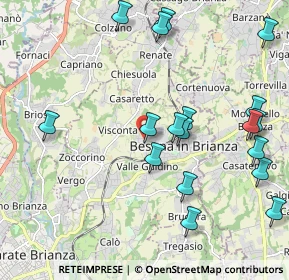 Mappa Via Giancarlo Puecher, 20842 Besana In Brianza MB, Italia (2.34167)