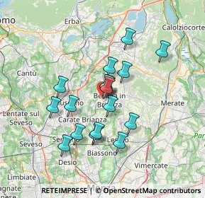 Mappa Via Giancarlo Puecher, 20842 Besana In Brianza MB, Italia (5.78176)