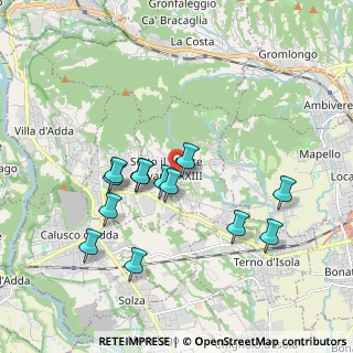 Mappa Via Fornace, 24039 Sotto il Monte Giovanni XXIII BG, Italia (1.74)