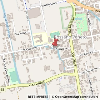 Mappa Via Stazione, 57, 36028 Rossano Veneto, Vicenza (Veneto)