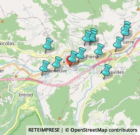 Mappa Frazione, 11010 Saint-Pierre AO, Italia (1.71615)