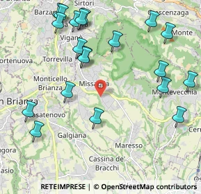 Mappa Via Primo Maggio, 23873 Missaglia LC, Italia (2.4825)