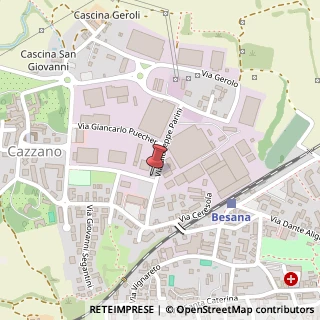 Mappa Via Mantovani, 2, 20842 Besana in Brianza, Monza e Brianza (Lombardia)