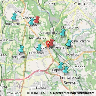 Mappa Via Risorgimento, 22072 Cermenate CO, Italia (1.87667)