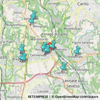 Mappa Via Risorgimento, 22072 Cermenate CO, Italia (1.80727)