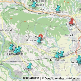 Mappa Via alle Brughiere, 24039 Sotto il Monte Giovanni XXIII BG, Italia (3.19833)