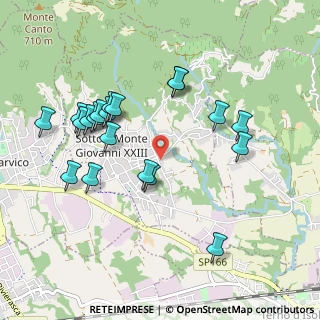 Mappa Via alle Brughiere, 24039 Sotto il Monte Giovanni XXIII BG, Italia (0.985)