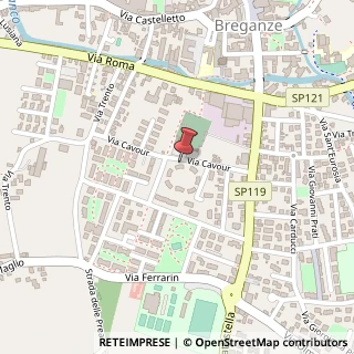 Mappa Via Cavour, n 33, 36042 Breganze, Vicenza (Veneto)