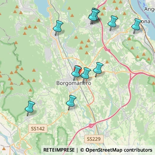 Mappa Via Arona, 28021 Borgomanero NO, Italia (4.69455)