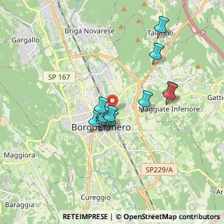 Mappa Via Arona, 28021 Borgomanero NO, Italia (1.3825)