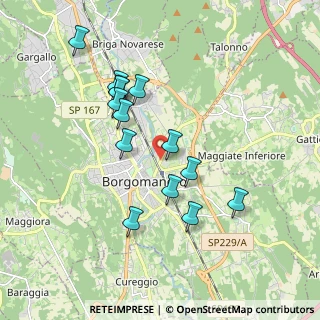 Mappa Via Arona, 28021 Borgomanero NO, Italia (1.73214)