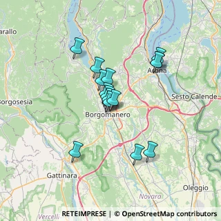 Mappa Via Arona, 28021 Borgomanero NO, Italia (5.20125)