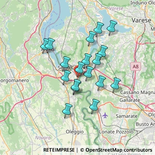 Mappa Via Vernome, 28053 Castelletto sopra Ticino NO, Italia (6.03611)