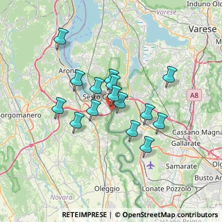 Mappa Via Vernome, 28053 Castelletto sopra Ticino NO, Italia (5.702)