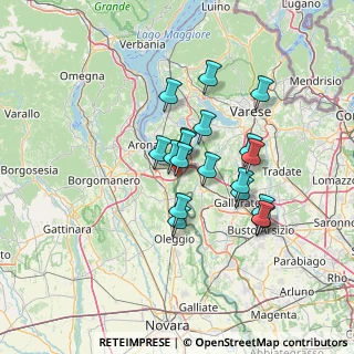 Mappa Via Vernome, 28053 Castelletto sopra Ticino NO, Italia (10.78789)