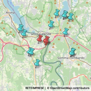 Mappa Via Vernome, 28053 Castelletto sopra Ticino NO, Italia (4.28267)