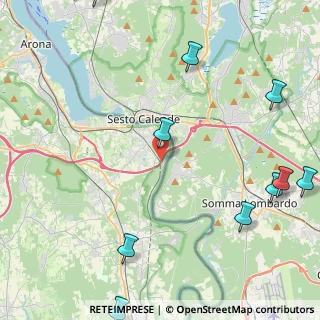 Mappa Via Vernome, 28053 Castelletto sopra Ticino NO, Italia (6.78667)