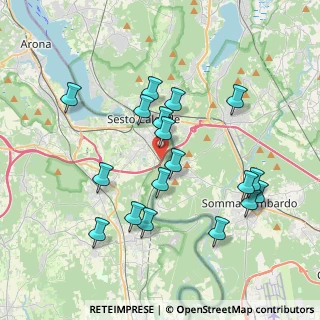 Mappa Via Vernome, 28053 Castelletto sopra Ticino NO, Italia (3.75056)