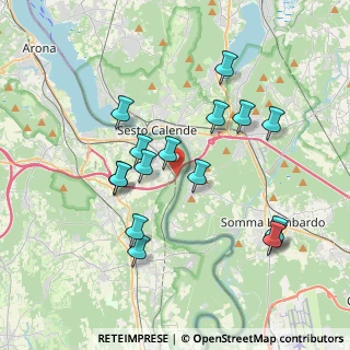 Mappa Via Vernome, 28053 Castelletto sopra Ticino NO, Italia (3.6675)