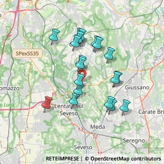 Mappa VIa Necchi, 22060 Figino Serenza CO, Italia (3.33684)