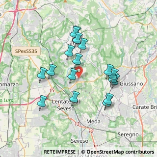 Mappa VIa Necchi, 22060 Figino Serenza CO, Italia (3.39706)
