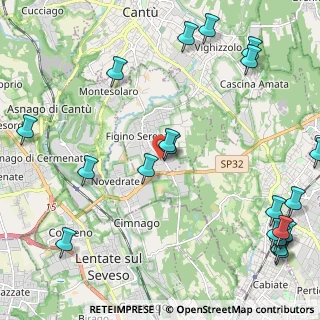 Mappa VIa Necchi, 22060 Figino Serenza CO, Italia (3.06)