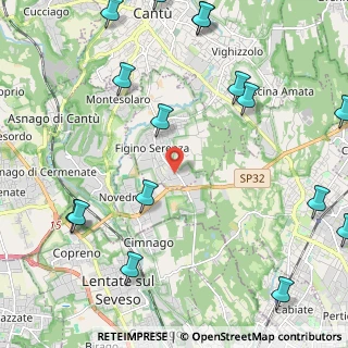 Mappa VIa Necchi, 22060 Figino Serenza CO, Italia (3.06438)